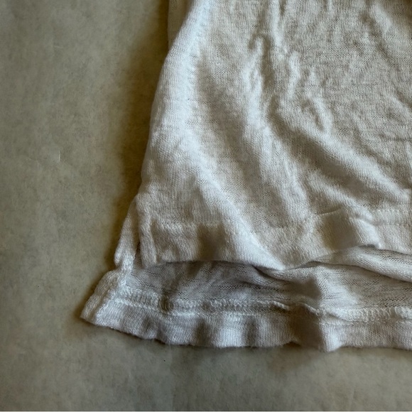 New Rails White Long Sleeve Henley Top V-Neck Made In USA Shirt Lightweight D - Picture 7 of 13